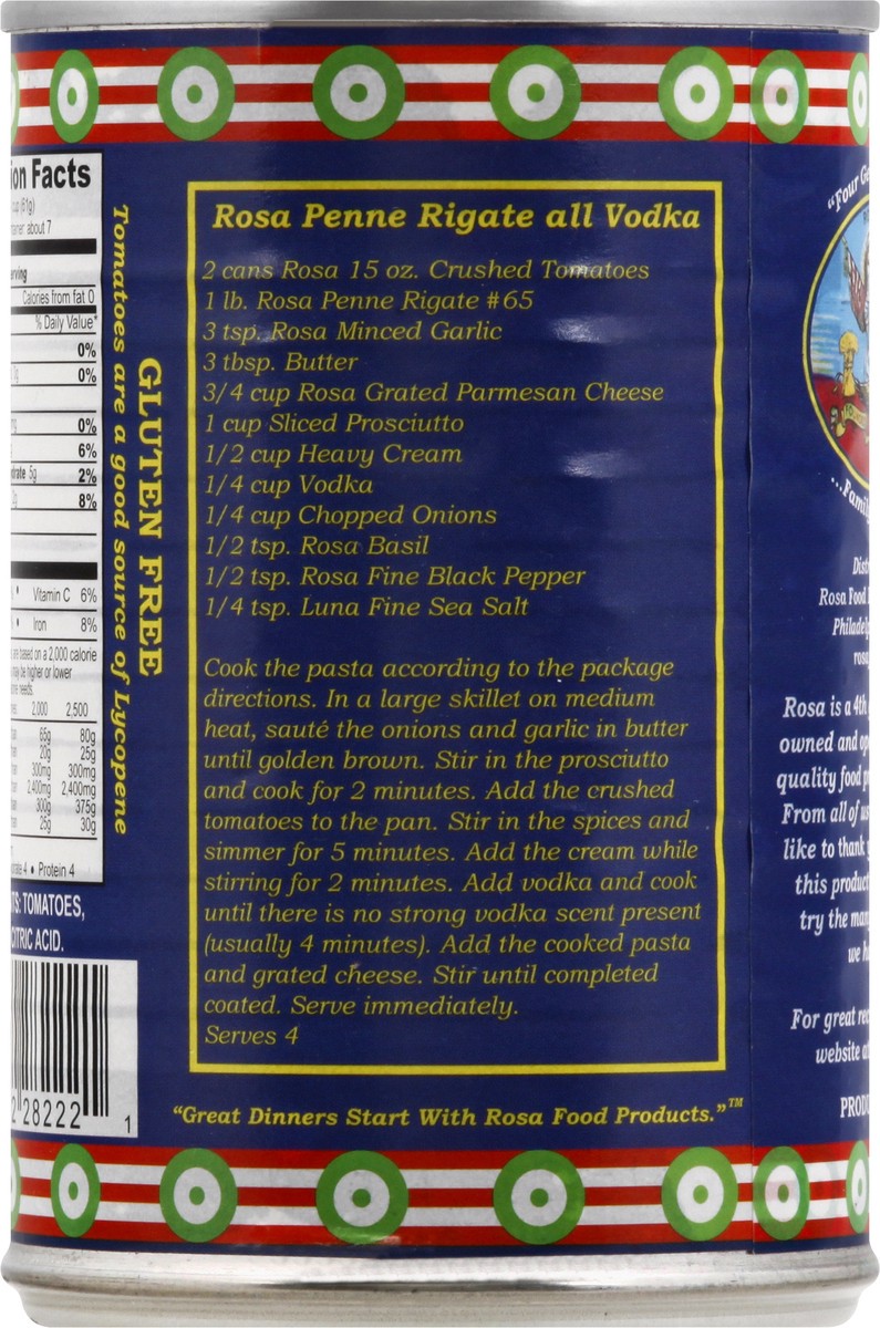 slide 11 of 13, Rosa Crushed Tomatoes 15 oz, 15 oz