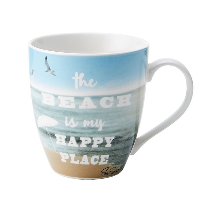 slide 1 of 1, Pfaltzgraff The Beach is My Happy Place Mug, 1 ct