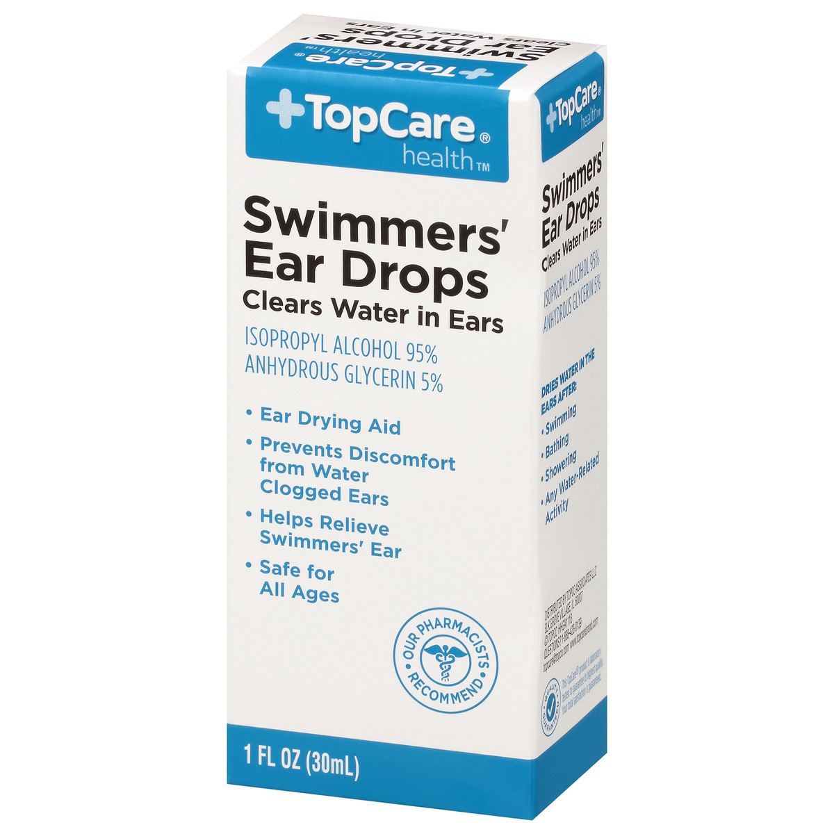 slide 3 of 9, TopCare Health Swimmer's Ear Drops 1 fl oz, 1 fl oz