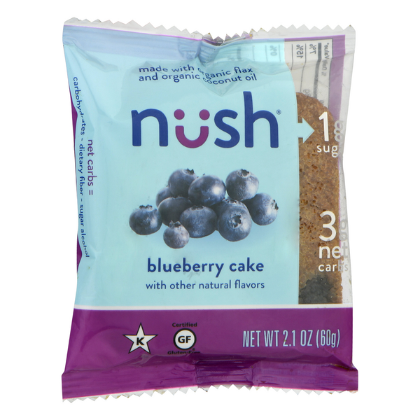 slide 1 of 1, Nush Blueberry Cake 2.1 oz, 2.1 oz