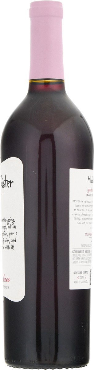 slide 11 of 12, Middle Sister Wines Non-Vintage Goodie Two-Shoes Pinot Noir, California, 750ml, 750 ml