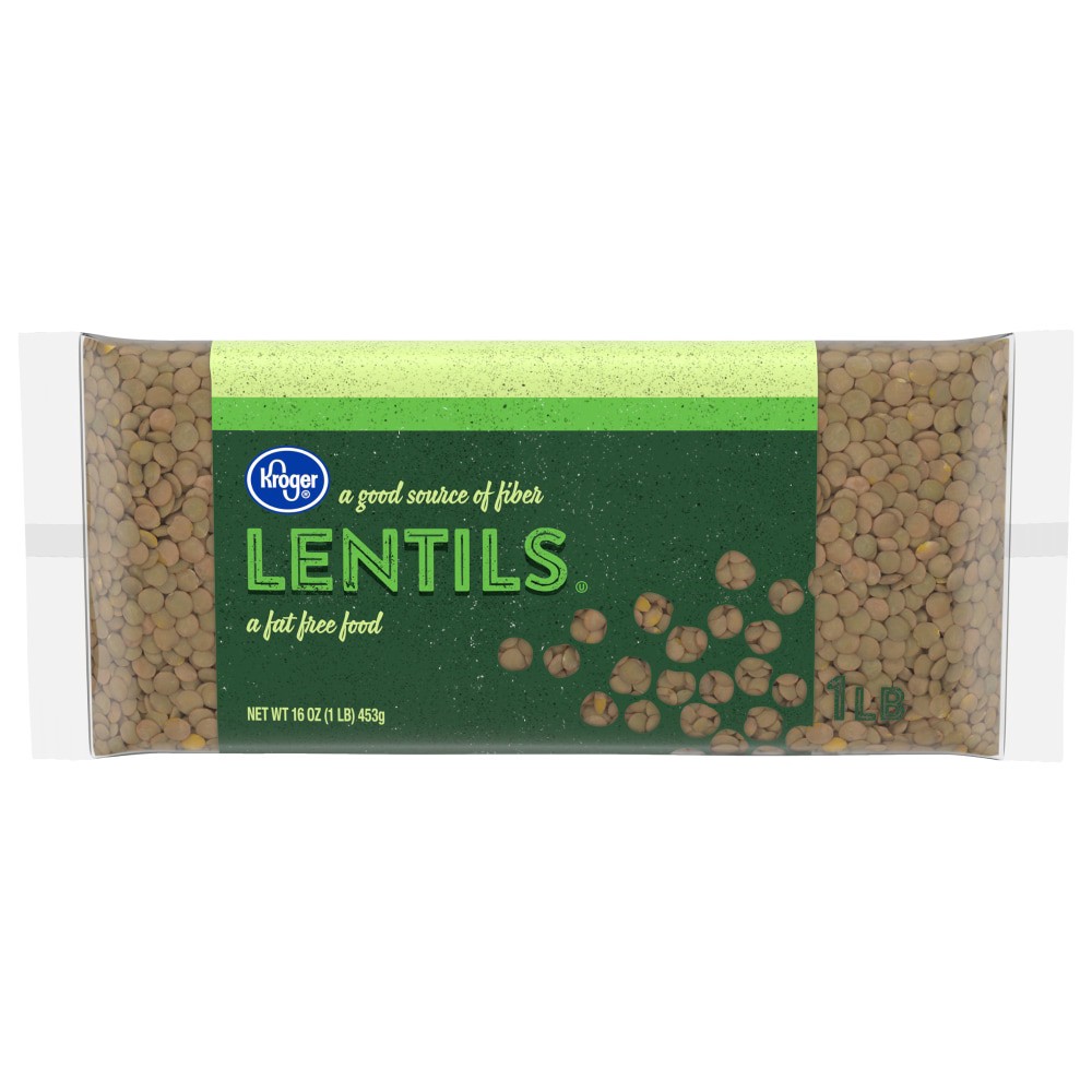 slide 1 of 5, Kroger Lentil Beans, 1 lb