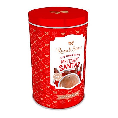 slide 1 of 1, Russell Stover Hot Chocolate Meltaway Santas, 9.3 oz