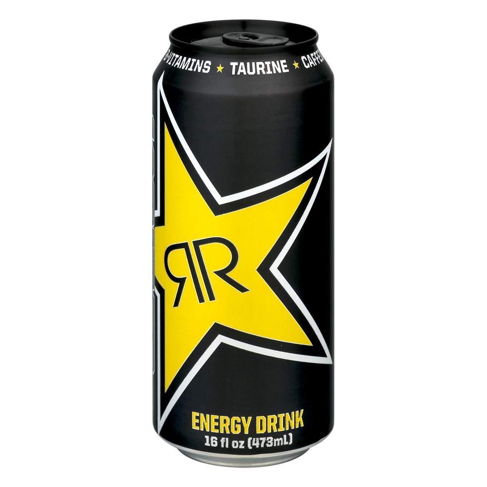 slide 1 of 1, Rockstar Blackout Energy Drink, 16 oz
