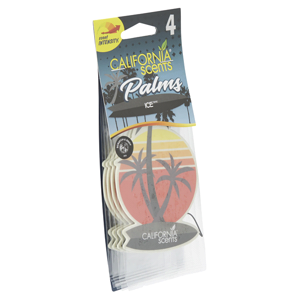 slide 4 of 29, California Scents Palms Ice Air Freshener, 4 ct