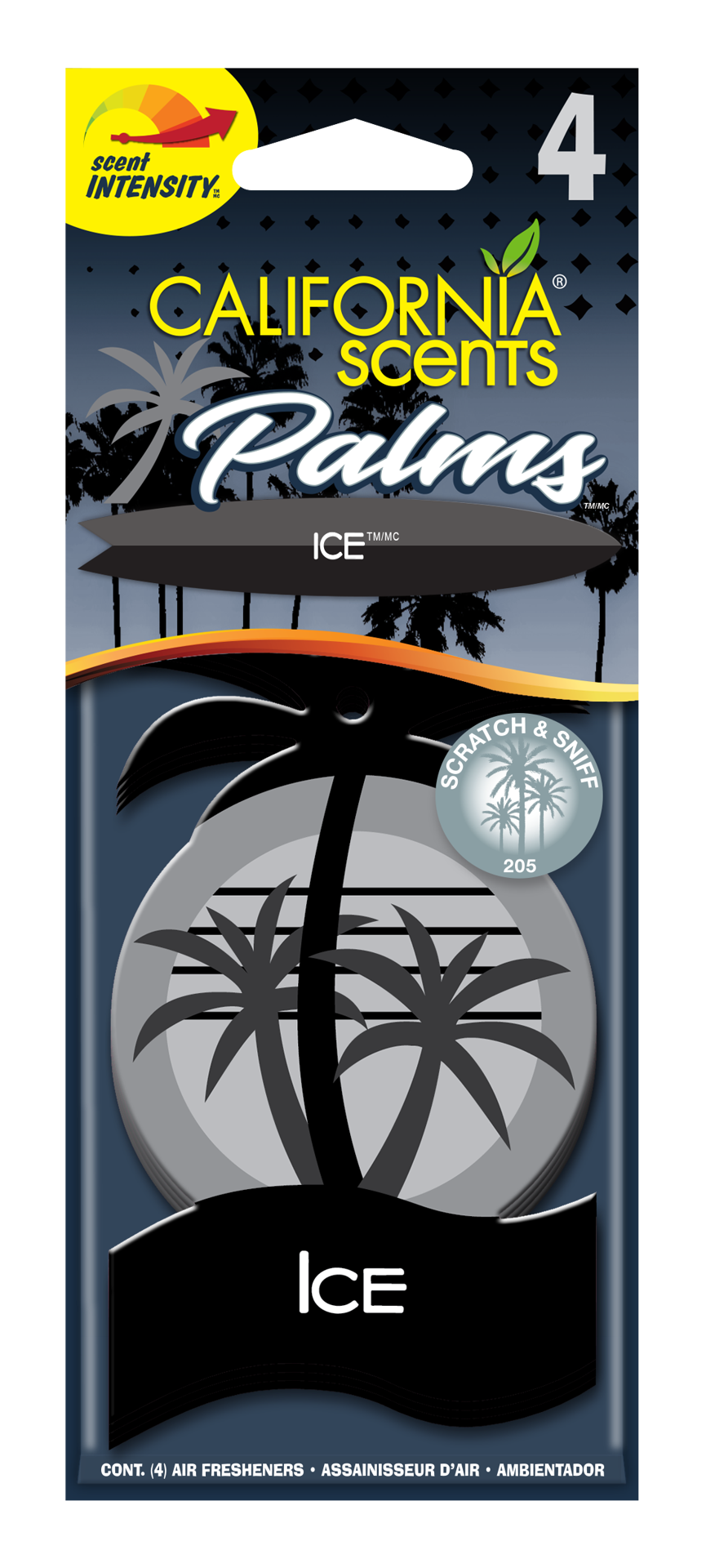 slide 1 of 29, California Scents Palms Ice Air Freshener, 4 ct