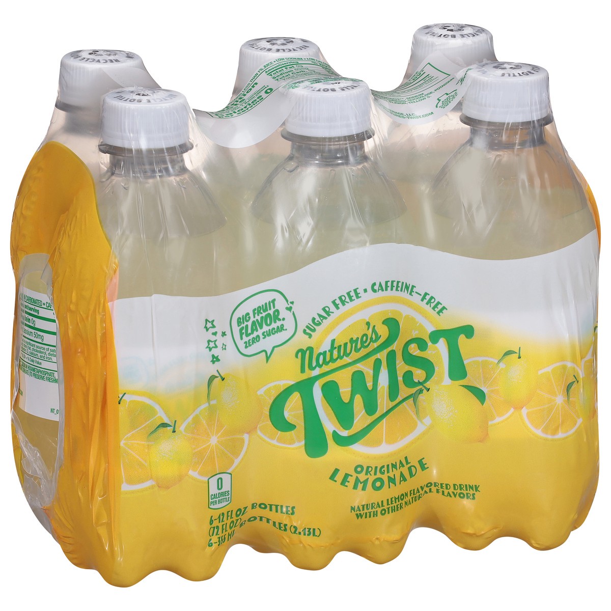 slide 8 of 14, Nature's Twist Sugar Free Caffeine-Free Original Lemonade 6 - 12 fl oz Bottles, 6 ct