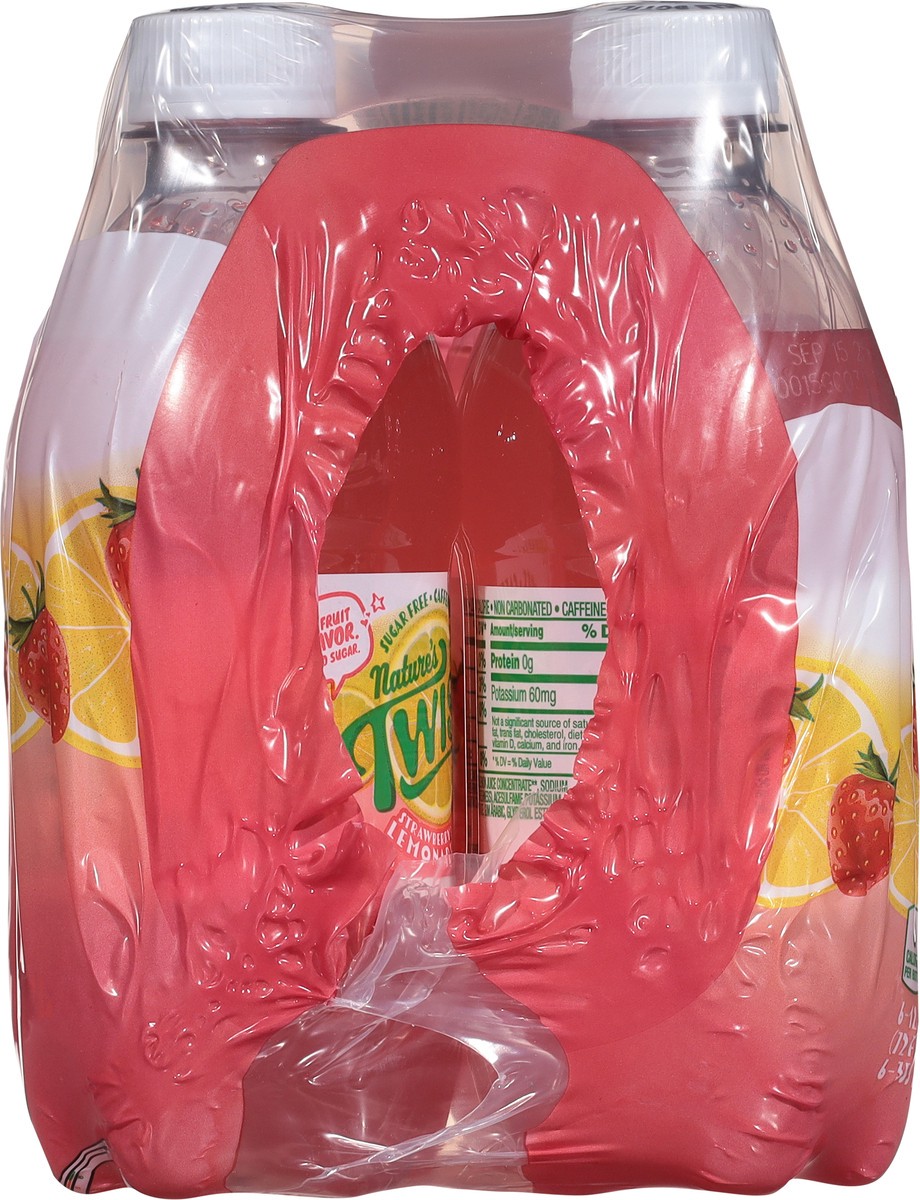 slide 14 of 15, Nature's Twist Sugar Free Caffeine-Free Strawberry Lemonade 6 - 12 fl oz Bottles, 6 ct