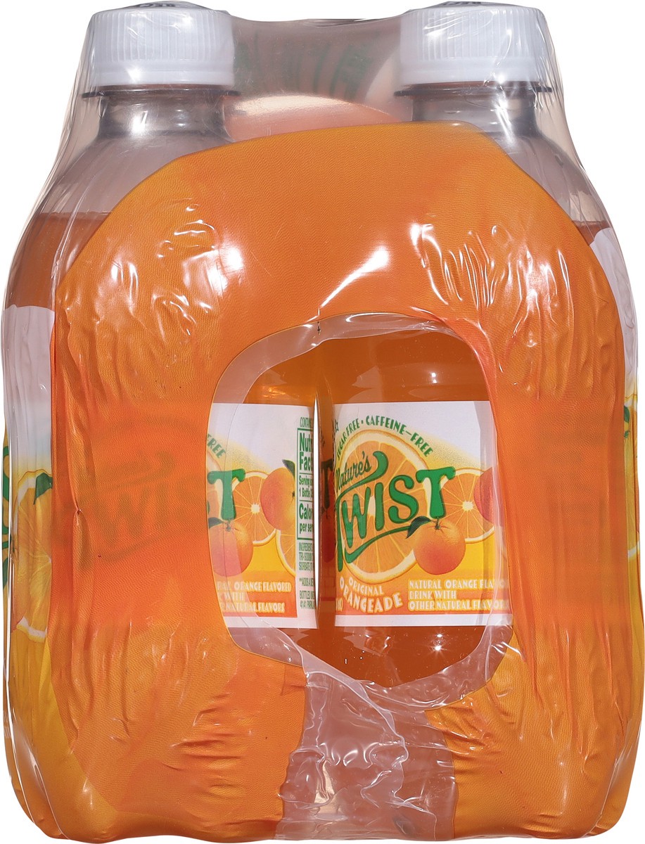 slide 13 of 14, Nature's Twist Sugar Free Caffeine-Free Original Orangeade 6 - 12 fl oz Bottles, 6 ct