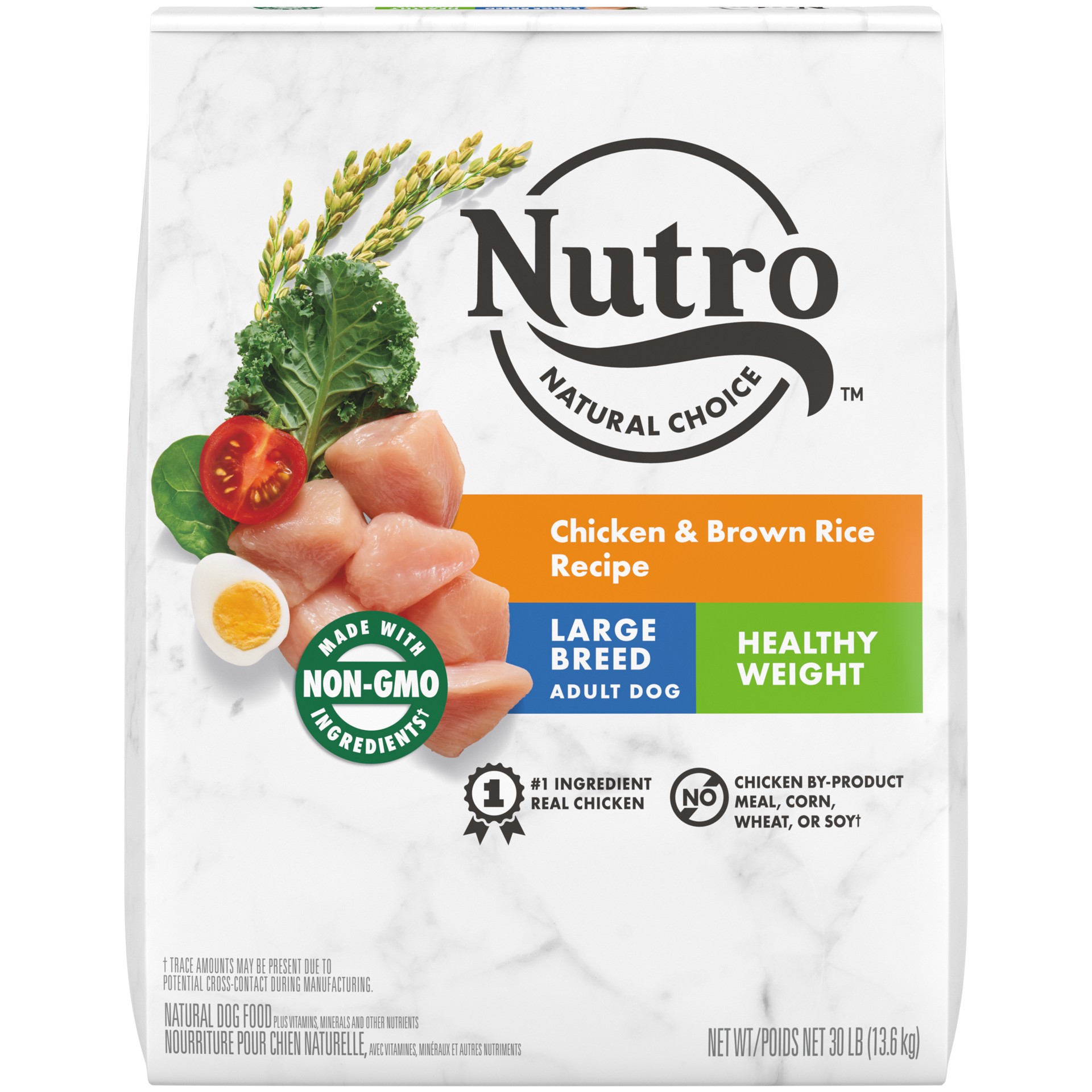 slide 1 of 5, Nutro Chicken And Brown Rice, 30 lb