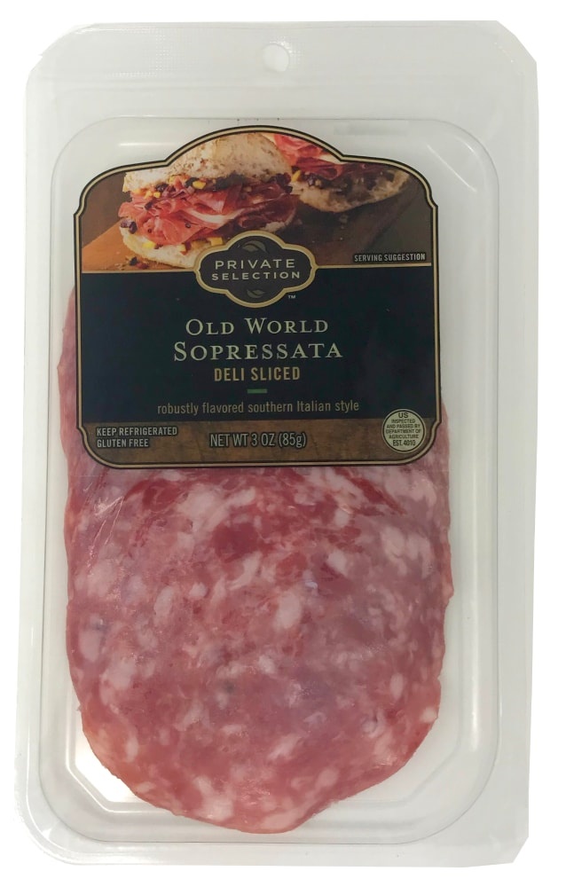 slide 1 of 1, Private Selection Old World Sopressata, 3 oz