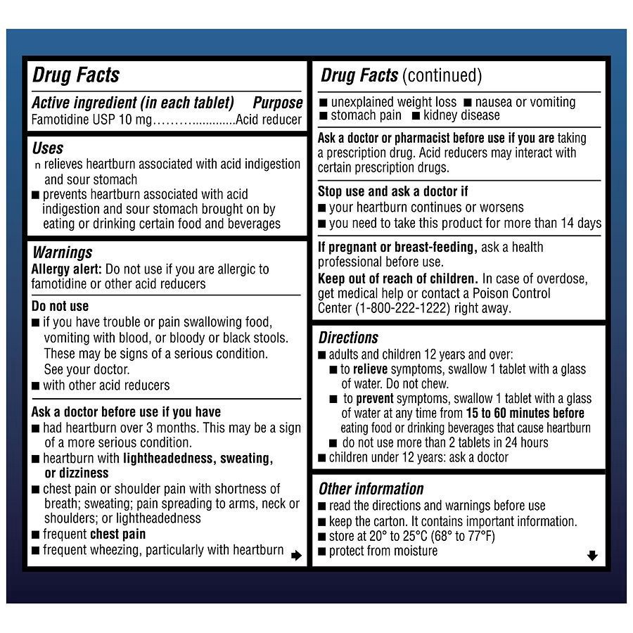 slide 2 of 5, Walgreens Acid Reducer Z 10 mg, 30 ct