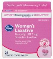 slide 1 of 1, Kroger Women's Laxative Tablets, 25 ct
