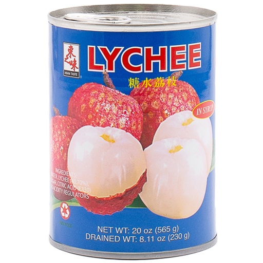 slide 1 of 1, Asian Taste Lychee In Syrup, 20 oz