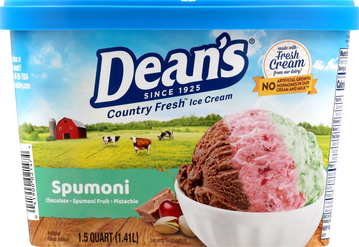 slide 12 of 14, Dean's Country Fresh Spumoni Ice Cream 1.5 qt, 1.5 qt