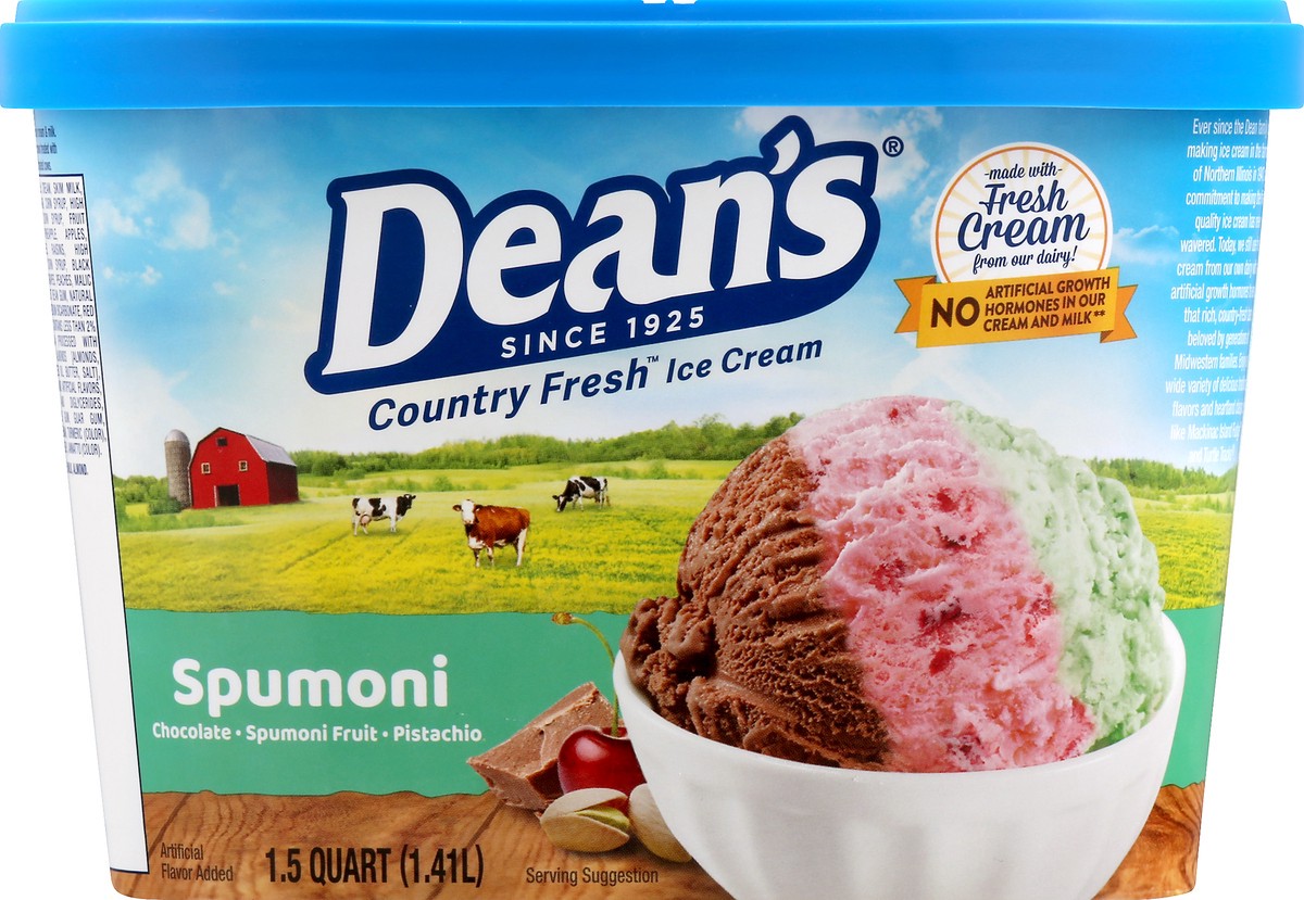 slide 13 of 14, Dean's Country Fresh Spumoni Ice Cream 1.5 qt, 1.5 qt