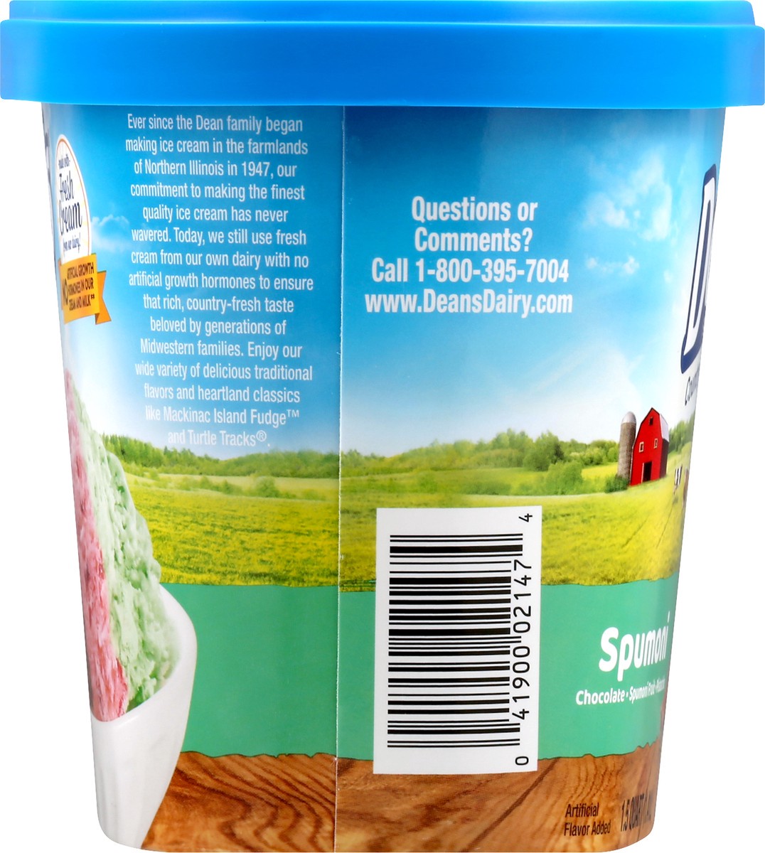 slide 9 of 14, Dean's Country Fresh Spumoni Ice Cream 1.5 qt, 1.5 qt