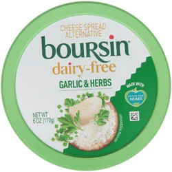 Boursin Dairy-Free Garlic & Herbs Cheese Spread Alternative
