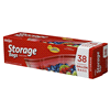 slide 6 of 17, Meijer Double Zipper Storage Bags, Gallon, 38 ct