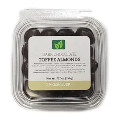 Torn & Glasser Dark Chocolate Toffee Almonds - 12.5 oz