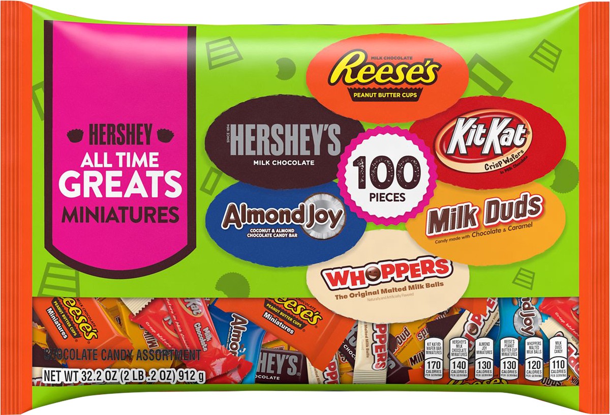 slide 3 of 3, HERSHEY Candy Assortment, 32.2 oz; 100 ct