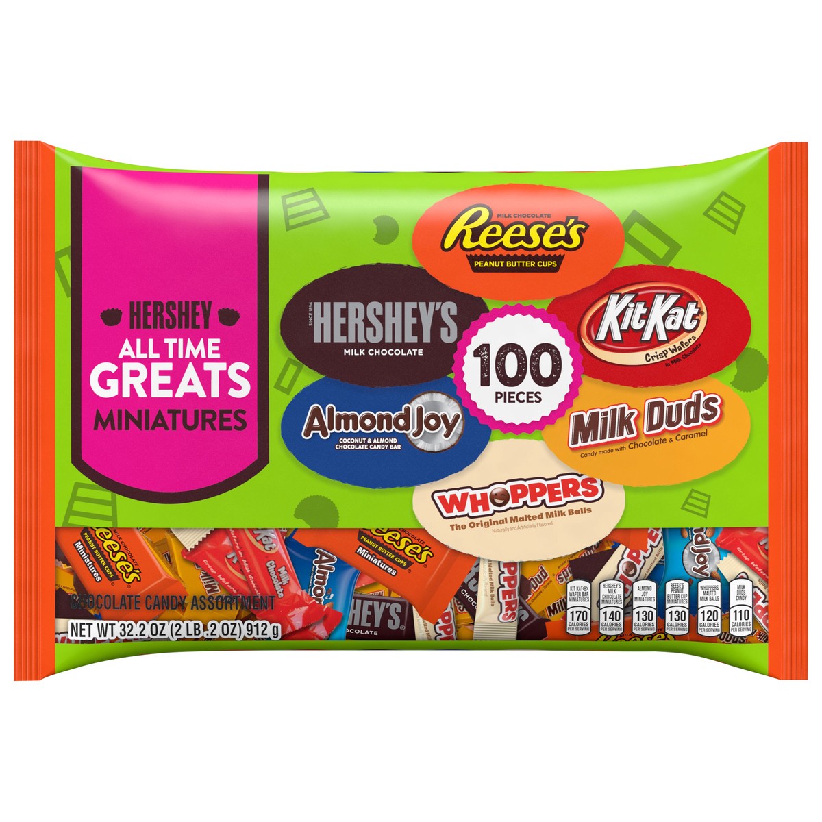 slide 1 of 3, HERSHEY Candy Assortment, 32.2 oz; 100 ct