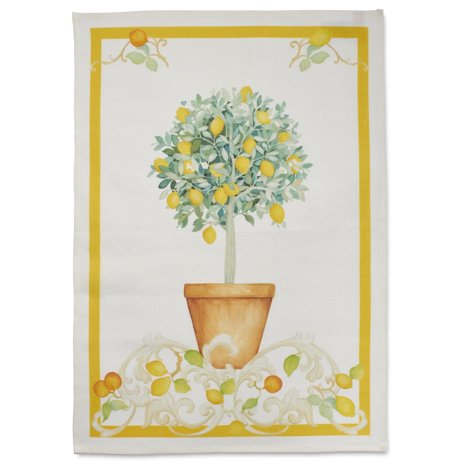 Sur La Table Lemon Kitchen Towel, Yellow