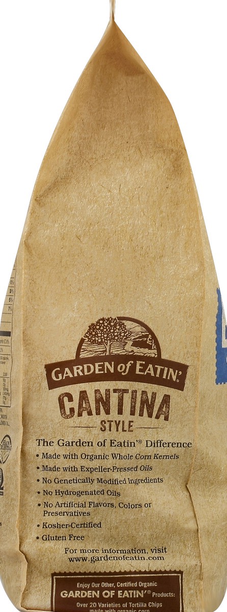 slide 3 of 6, Garden of Eatin' Cantina Style Blue Chips Corn Tortilla Chips With Sea Salt, 13 oz