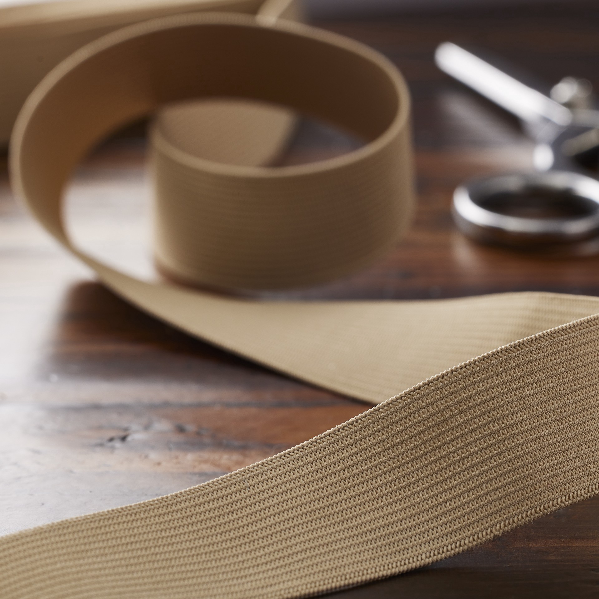 slide 2 of 3, Knit Elastic, 1" By Loops & Threads, 1 in x 3 yd