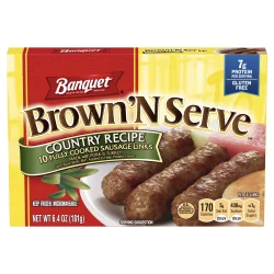Banquet Brown 'N Serve Country Recipe Sausage Links