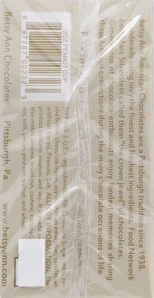 slide 7 of 7, Betsy Ann Peanut Cup 1 oz, 1 oz