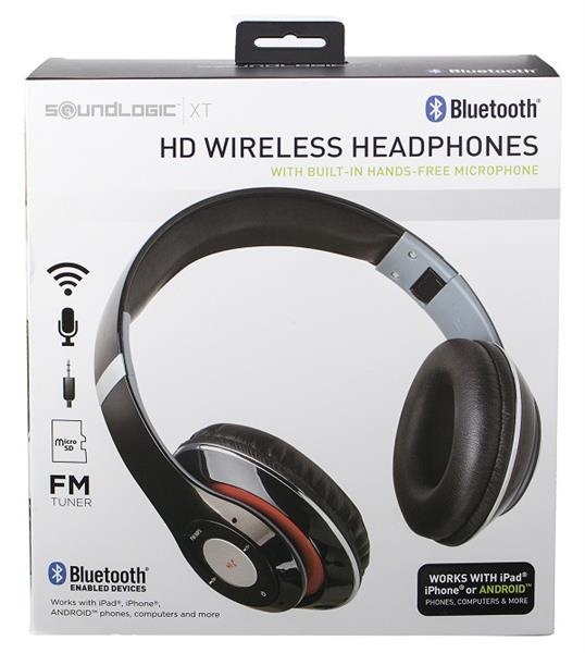 slide 1 of 1, Sound Logic Bluetooth HD Wireless Headphones, 1 ct