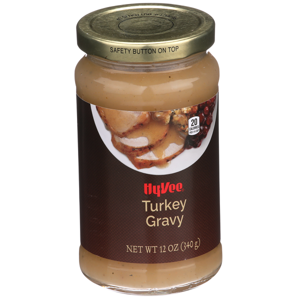 slide 1 of 8, Hy-vee Turkey Gravy, 12 oz
