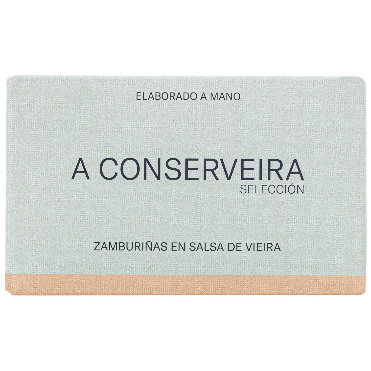 slide 1 of 1, A Conserveira Scallops in Sauce, 4.4 oz