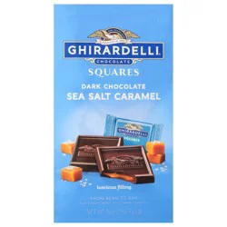 Ghirardelli Sea Salt Caramel Dark Chocolate Squares 9 oz