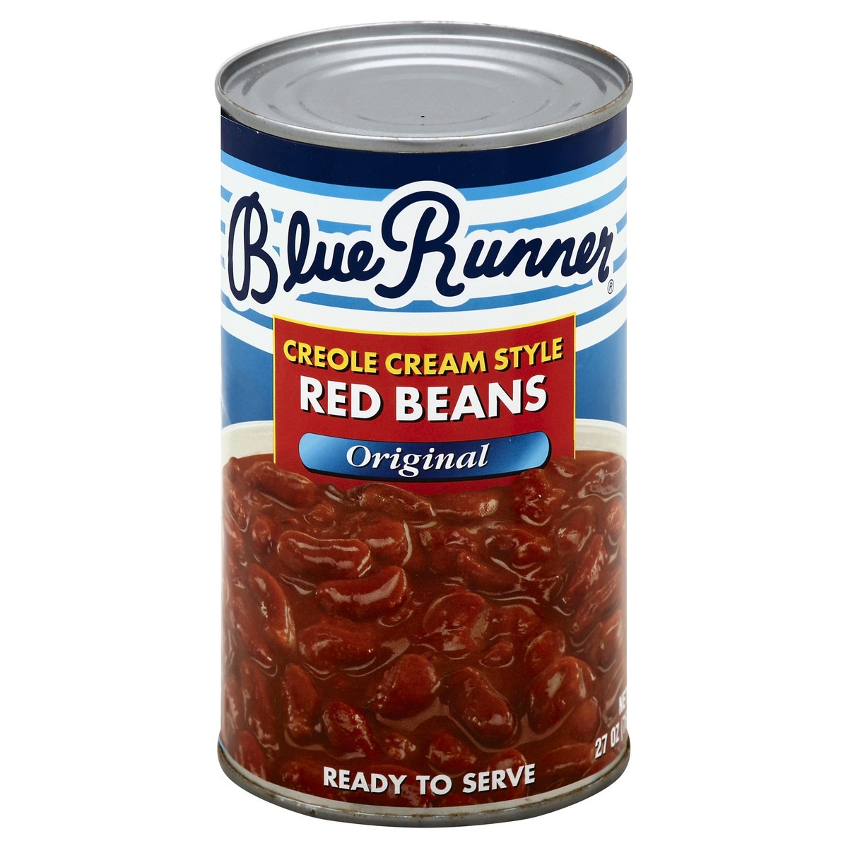 slide 3 of 7, Blue Runner Red Creole Cream Style Beans, 27 oz