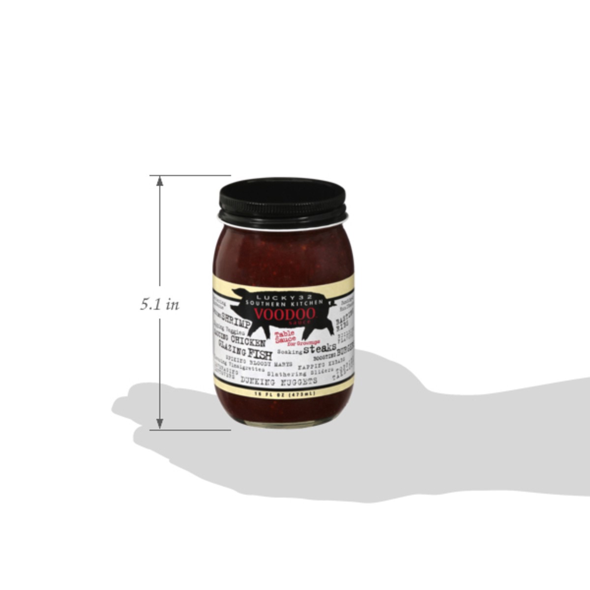 slide 13 of 14, Lucky 32 Southern Kitchen Voodoo Sauce 16 fl oz, 16 fl oz