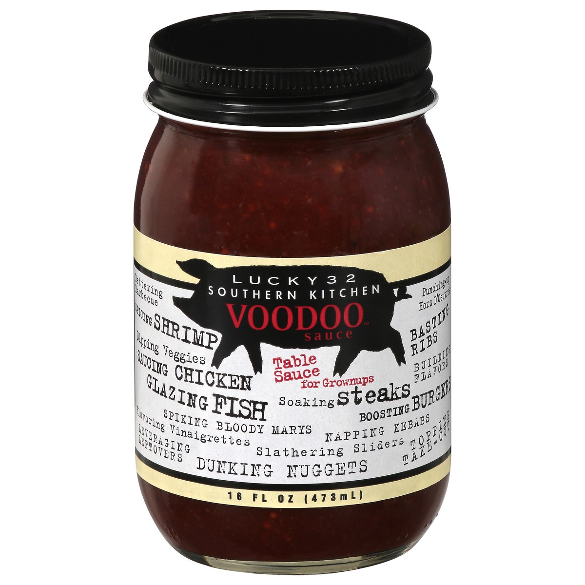 slide 1 of 14, Lucky 32 Southern Kitchen Voodoo Sauce 16 fl oz, 16 fl oz