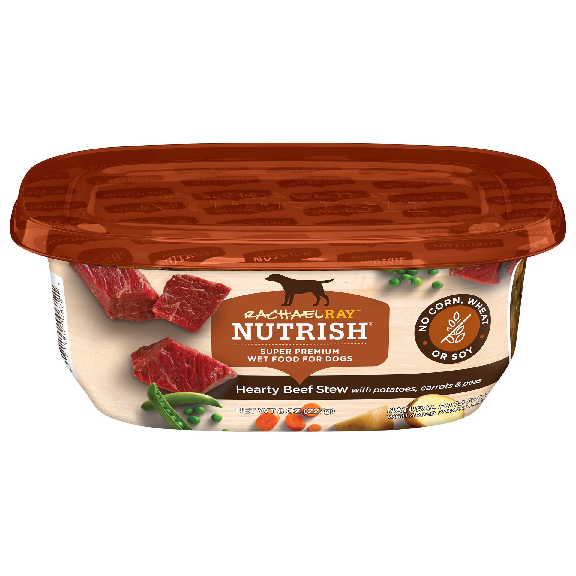 slide 1 of 2, Rachael Ray Nutrish Hearty Beef Stew Wet Dog Food, 8 oz. Tub, 8 oz