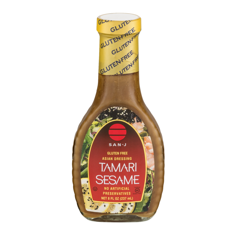 slide 1 of 2, San-J Gluten Free Asian Dressing Tamari Sesame, 8 fl oz