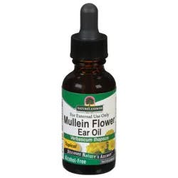 Nature's Answer Mullein Flower Ear Oil, Verbascum Thapsus, Topical 1 fl oz