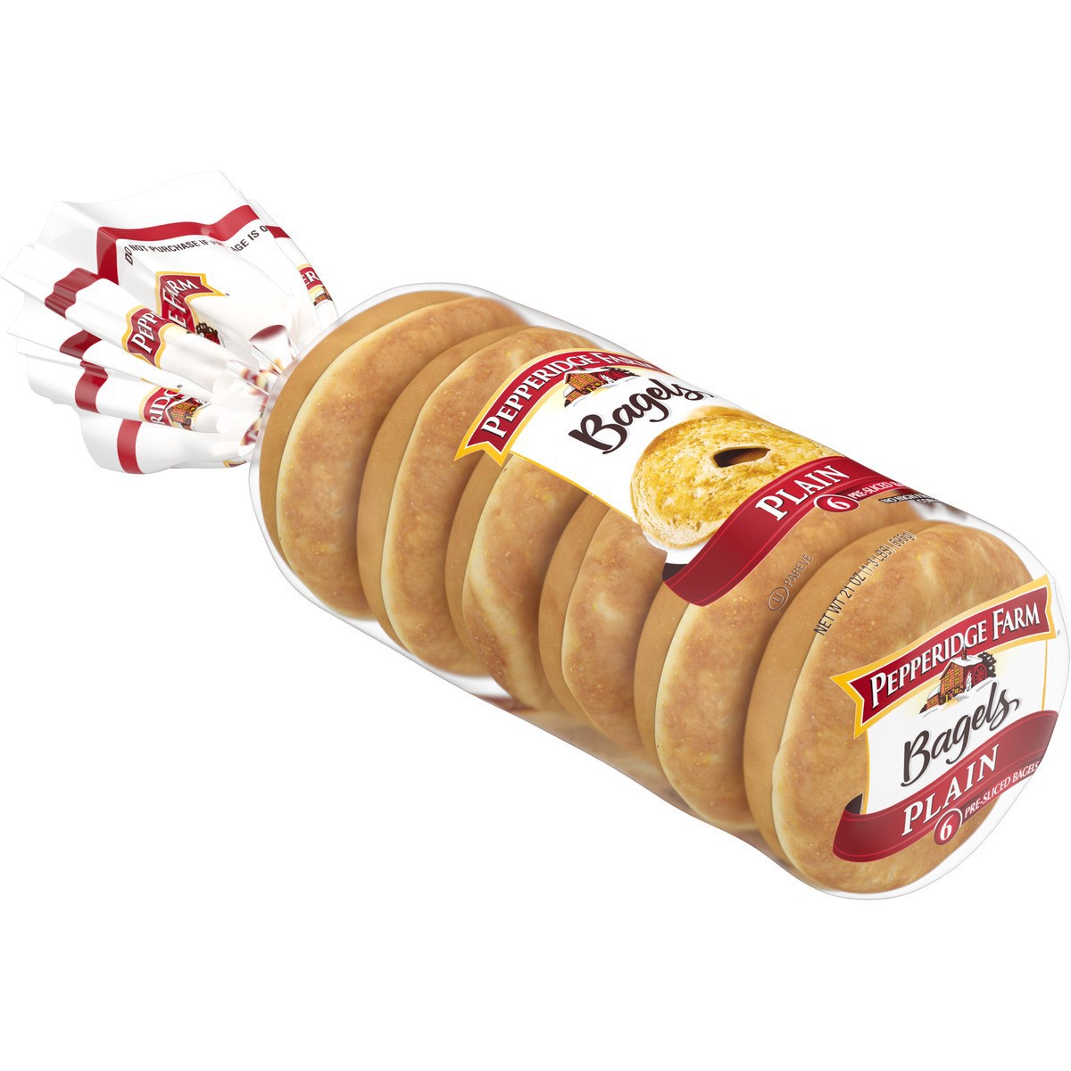 slide 9 of 11, Pepperidge Farm Plain Bagels, 21.000 oz