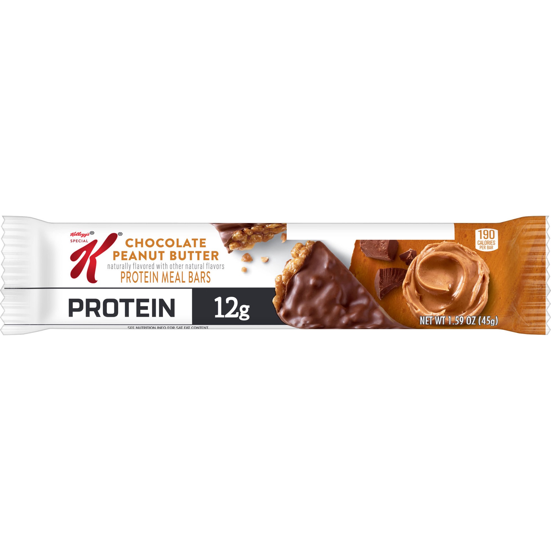 slide 1 of 5, Special K Kellogg's Special K Protein Meal Bars, Chocolate Peanut Butter, 1.59 oz, 1.59 oz