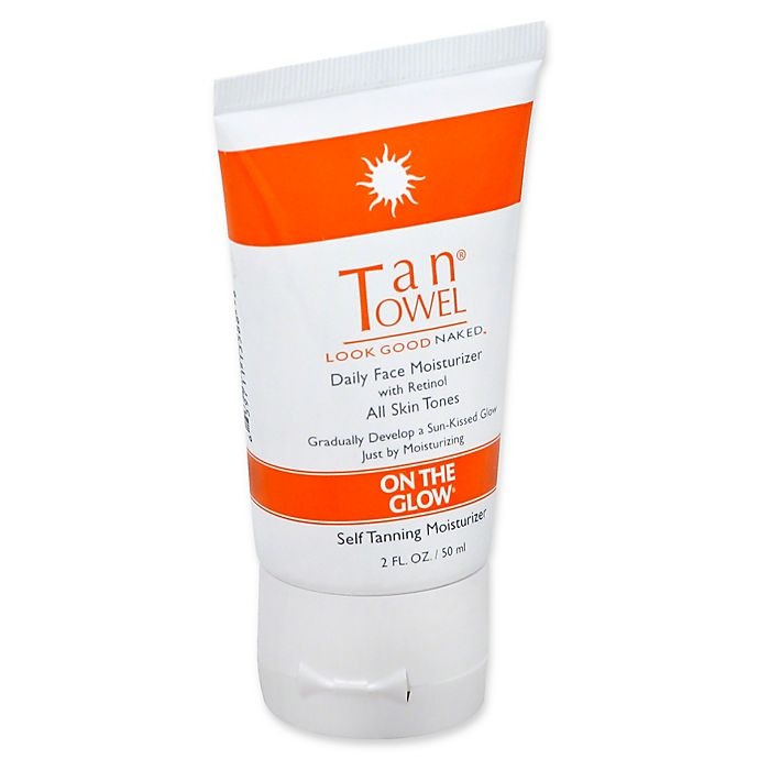slide 1 of 1, TanTowel Tan Towel On the Glow Moisturizer for the Face, 2 oz