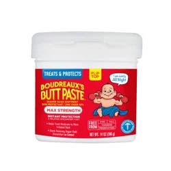 Boudreaux's Butt Paste Maximum Strength Baby Diaper Rash Cream Ointment 14 oz