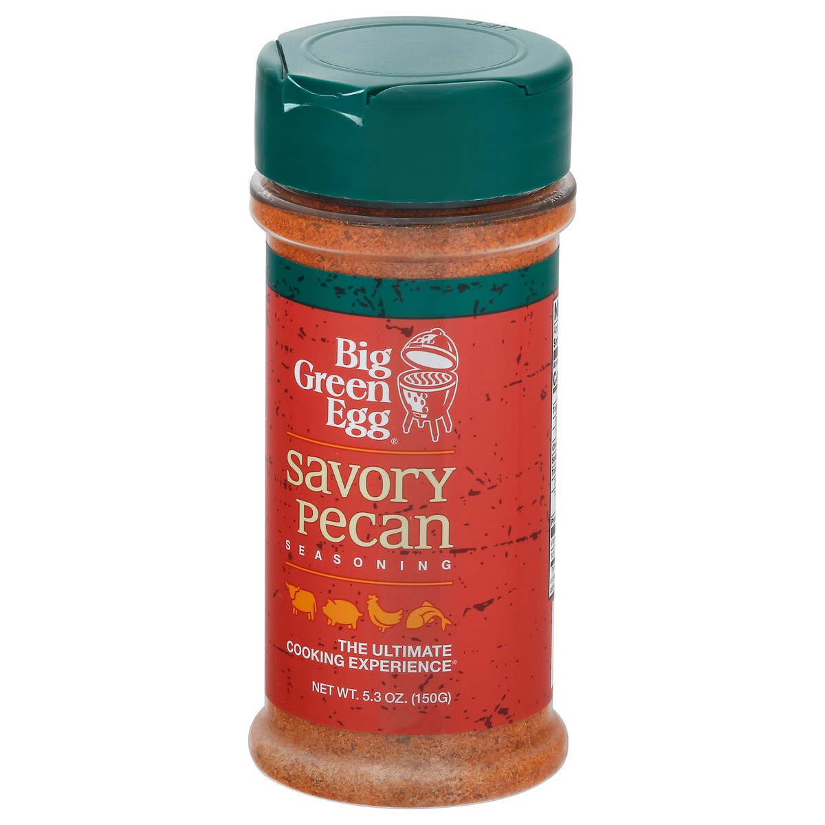 slide 4 of 12, Big Green Egg Savory Pecan Seasoning 5.3 oz Bottle, 5.3 oz