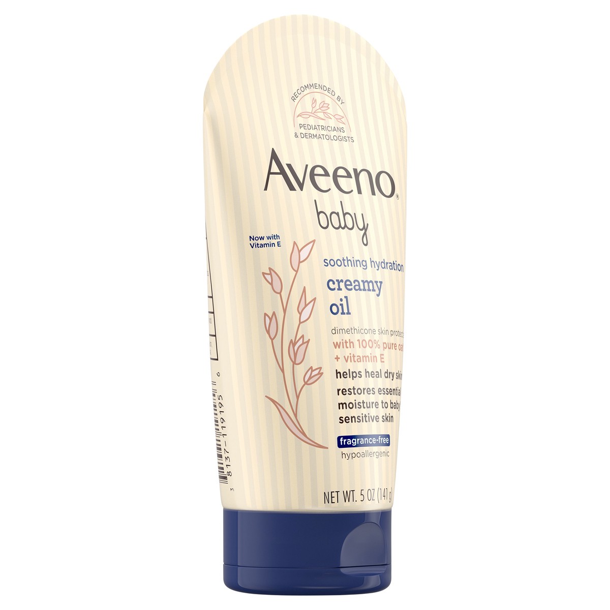 slide 5 of 7, Aveeno Soothing Hydration Creamy Oil for Dry & Sensitive Skin, Creamy Moisturizing Body Oil with Oat Oil & Vitamin E, Non-Greasy, Paraben-, Phthalate-, Fragrance- & Steroid-Free, 5 oz, 5 oz