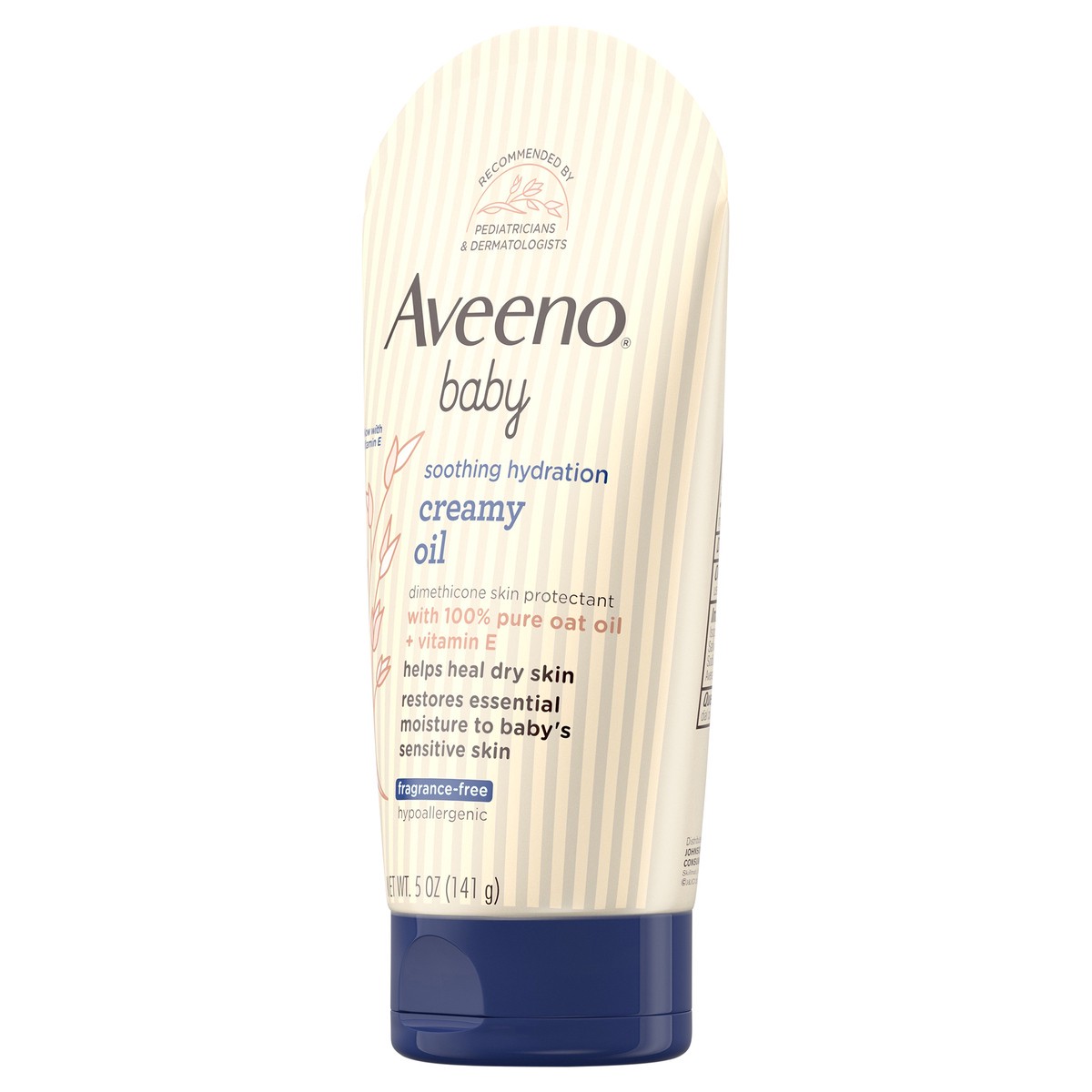 slide 3 of 7, Aveeno Soothing Hydration Creamy Oil for Dry & Sensitive Skin, Creamy Moisturizing Body Oil with Oat Oil & Vitamin E, Non-Greasy, Paraben-, Phthalate-, Fragrance- & Steroid-Free, 5 oz, 5 oz