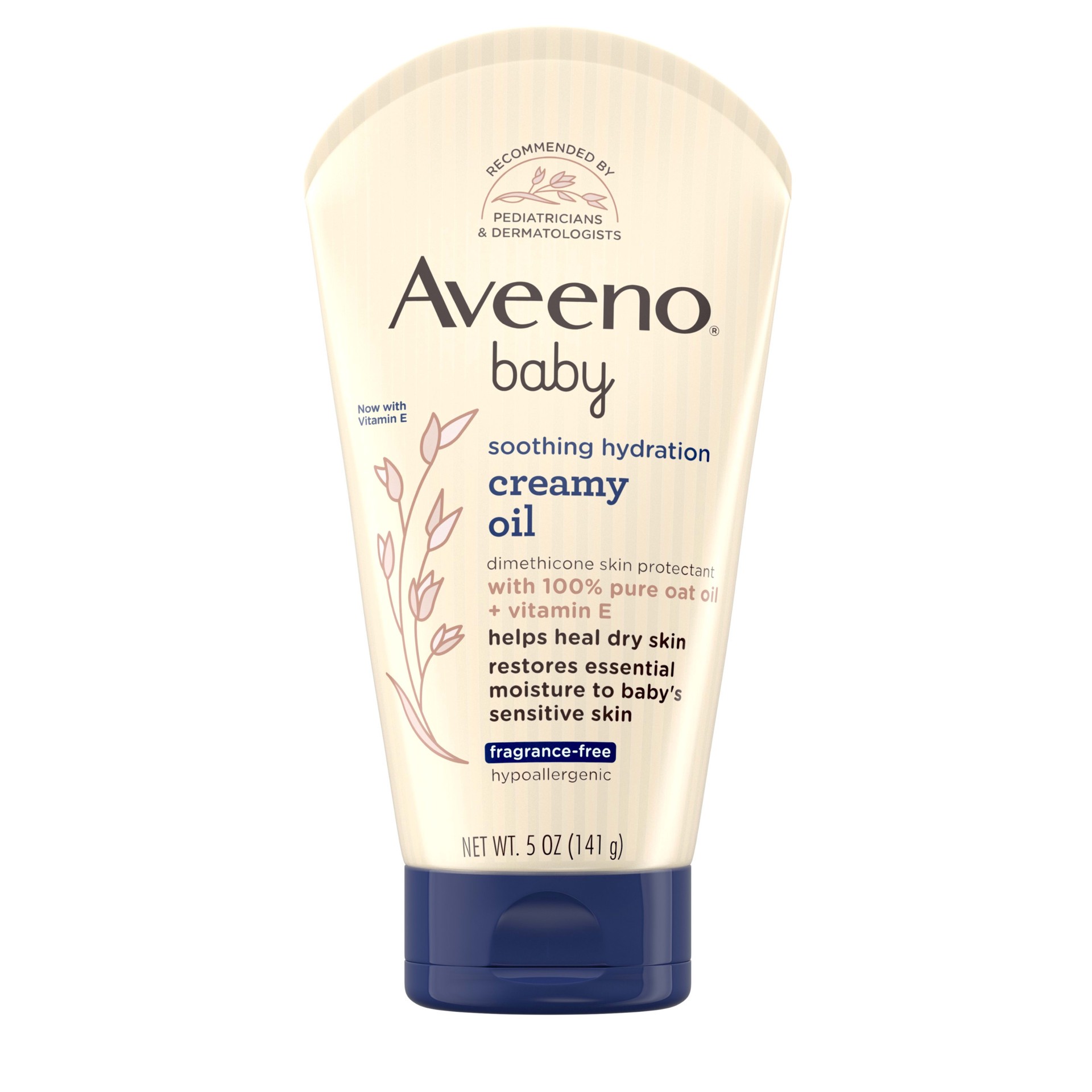 slide 1 of 7, Aveeno Soothing Hydration Creamy Oil for Dry & Sensitive Skin, Creamy Moisturizing Body Oil with Oat Oil & Vitamin E, Non-Greasy, Paraben-, Phthalate-, Fragrance- & Steroid-Free, 5 oz, 5 oz