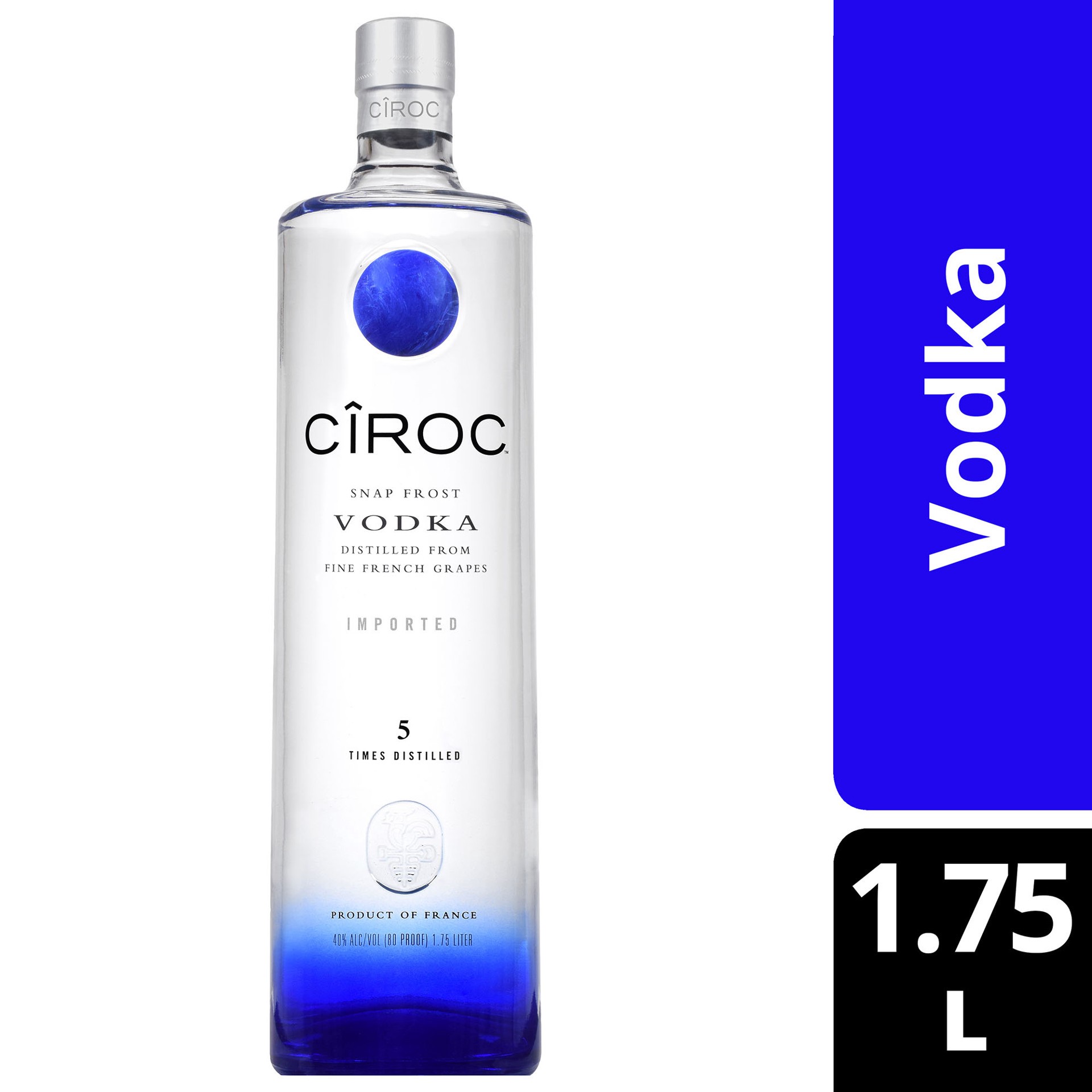 slide 3 of 4, CIROC Ultra-Premium Vodka, 1.75 L, 1.75 liter